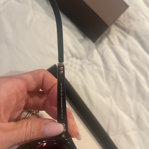 Tom Ford Black and Gold Women\'s Sunglasses